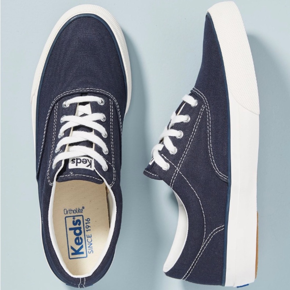 Keds Anchor Canvas Sneaker Navy 7.5 NWT